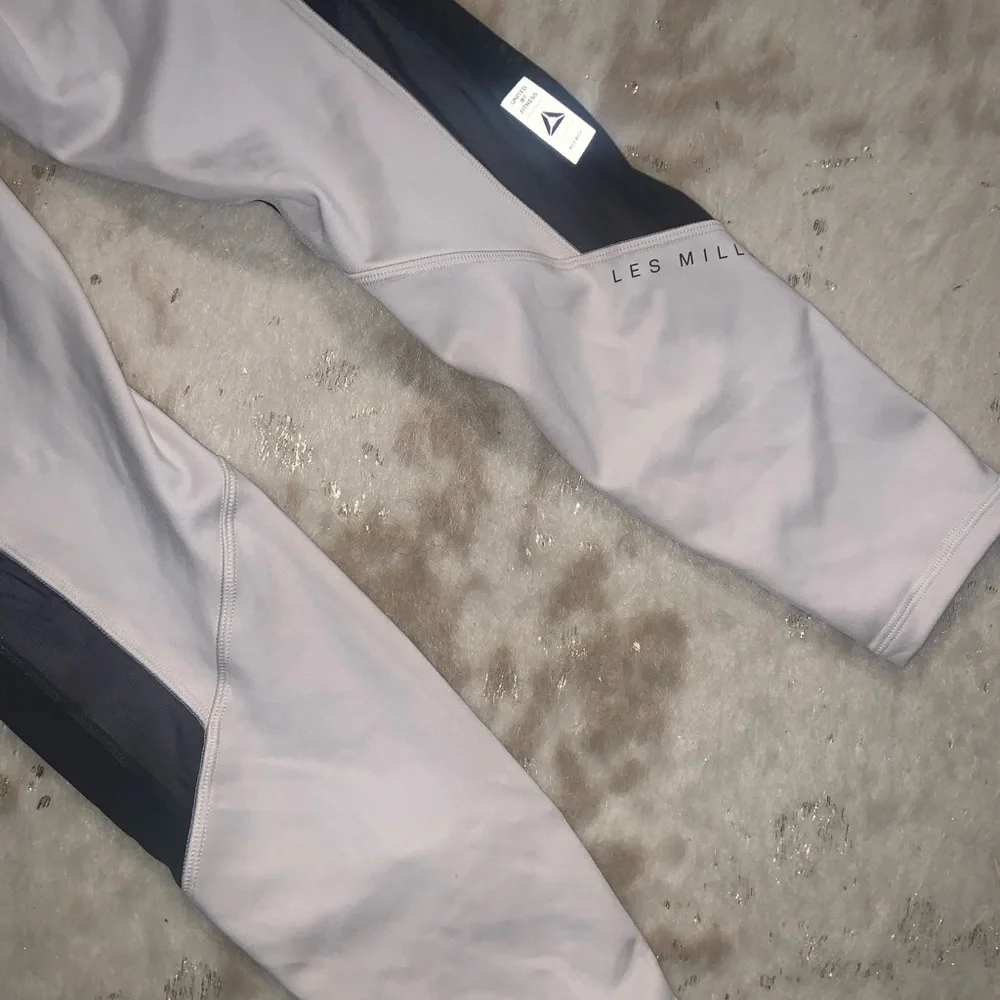 Reebok les mills collab leggings mesh tech activewear workout yoga outdoor
